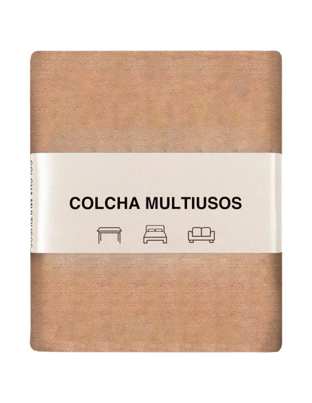 Tradineur - Colcha Multiusos - Fabricada en España - 70% Algodón / 30% Poliéster - Apto para Cama, Muebles y mesas - 270 x 200 c