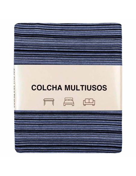 Tradineur - Colcha Multiusos - Fabricada en España - 70% Algodón / 30% Poliéster - Apto para Cama, Muebles y mesas - 270 x 230 c