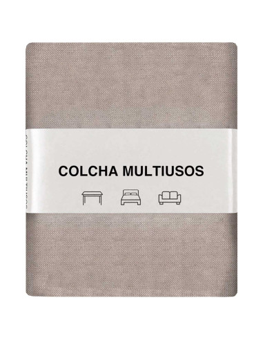 Tradineur - Colcha Multiusos - Fabricada en España - 70% Algodón / 30% Poliéster - Apto para Cama, Muebles y mesas - 270 x 230 c