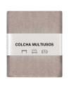 Tradineur - Colcha Multiusos - Fabricada en España - 70% Algodón / 30% Poliéster - Apto para Cama, Muebles y mesas - 270 x 230 c