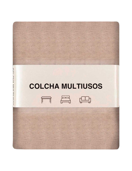 Tradineur - Colcha Multiusos - Fabricada en España - 70% Algodón / 30% Poliéster - Apto para Cama, Muebles y mesas - 270 x 230 c