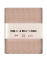 Tradineur - Colcha Multiusos - Fabricada en España - 70% Algodón / 30% Poliéster - Apto para Cama, Muebles y mesas - 270 x 230 c
