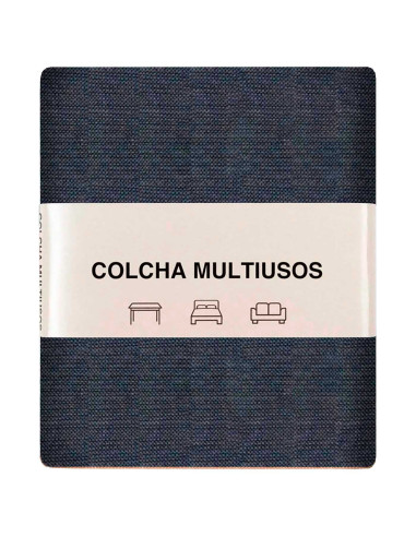 Tradineur - Colcha Multiusos - Fabricada en España - 70% Algodón / 30% Poliéster - Apto para Cama, Muebles y mesas - 270 x 230 c