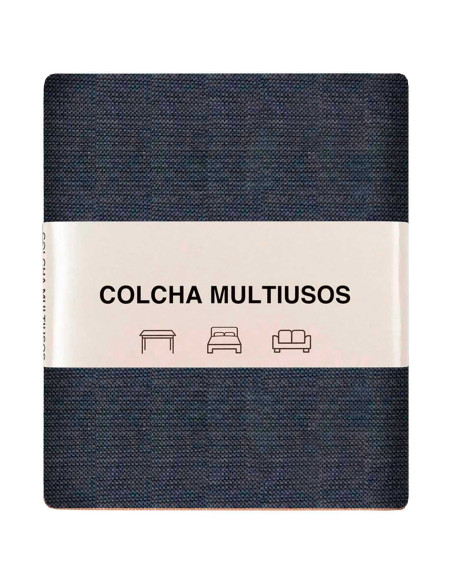 Tradineur - Colcha Multiusos - Fabricada en España - 70% Algodón / 30% Poliéster - Apto para Cama, Muebles y mesas - 270 x 230 c