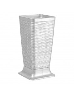 Tradineur - Paragüero de plástico - Estilo Wind - Soporte para paraguas cuadrado para entrada de oficinas, negocios, hogar - 51,
