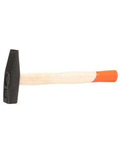 Tradineur - Martillo alemán con mango de madera, cabeza de hierro, multiusos, clavar puntas, bricolaje, carpintería, construcció