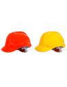 Tradineur - Casco de protección con correa ajustable, EN397, cabeza 53 a 62 cm, transpirable, seguridad, obra, construcción, col