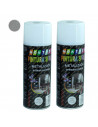 Montoro - Pack 2 botes de pintura en spray plata M303 400 ml, válido para multitud de superficies de interior y exterior