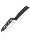 Tradineur - Cuchillo cerámico para verduras, incluye funda protectora, hoja de 10 cm, mango ergonómico, corte preciso, larga dur