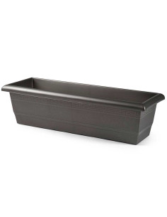 Tradineur - Jardinera "Terracota" - PLFT - Fabricado en Plástico - Macetero apto para Exterior e Interior del hogar - 60 cm - Co