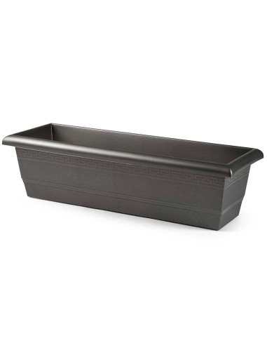 Tradineur - Jardinera "Terracota" - PLFT - Fabricado en Plástico - Macetero apto para Exterior e Interior del hogar - 60 cm - Co