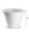 Tradineur - Maceta Redonda "Terracota" - Fabricado en Plástico - Macetero apto para Exterior e Interior del hogar - Ø 35 cm - Co
