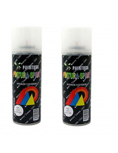 Montoro - Pack 2 botes de pintura en spray laca A31 400 ml, váilido para multitud de superficies de interior y exterior