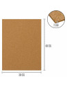 Tradineur - Pack de 6 Láminas de corcho - Grosor de 2 mm - Ideal para decoración, manualidades y organización - 30 x 40 cm 