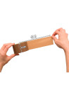 Tradineur - Pack de 6 precintos para embalaje - Multiusos, embalar, sellar, empaquetar, cerrar cajas, resistente al desgarro - 4