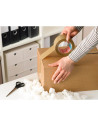Tradineur - Pack de 6 precintos para embalaje - Multiusos, embalar, sellar, empaquetar, cerrar cajas, resistente al desgarro - 4