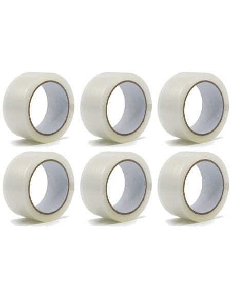 Tradineur - Pack de 6 precintos para embalaje - Multiusos, embalar, sellar, empaquetar, cerrar cajas, resistente al desgarro - 4 Tradineur - Pack de 6 precintos para embalaje - Multiusos, embalar, sellar, empaquetar, cerrar cajas, resistente al desgarro - 4