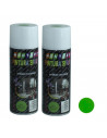 Montoro - Pack de 2 botes de pintura en spray verde hoja A13 400 ml, válido para multitud de superficies de interior y exterior