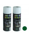 Montoro - Pack de 2 botes de pintura en spray verde oscuro A15 400 ml, válido para multitud de superficies de interior y exterio