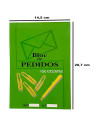 Tradineur - Pack de 6 talonarios de pedidos con hojas autocopiativas, bloc, libreta para propuestas de pedido, presupuestos, neg