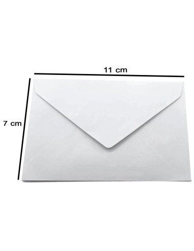 Tradineur - Pack de 15 sobres de papel, solapa triangular, biodegradables, reciclables, enviar invitaciones, boda, cumpleaños, t