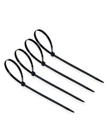 Tradineur - Pack de 60 bridas largas de nylon, bridas universales para organización de cables, reutilizables, resistentes a UV y