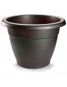 Tradineur - Maceta Redonda "Terracota" - Fabricado en Plástico - Macetero apto para Exterior e Interior del hogar - Ø 30 cm - Co