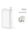 Tradineur - Bidón / Barril con Grifo dispensador de líquido - Capacidad de 30 Litros - Fabricado en PVC - Apto para uso Alimenta