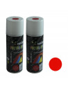 Montoro - Pack 2 botes de pintura en spray rojo vivo A04 200 ml, válido para multitud de superficies de interior y exterior