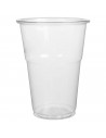 Tradineur - Pack de 96 vasos reutilizables de plástico, 100% reciclables, extra resistentes, higiénicos, apilables - 12 x 9,5 cm