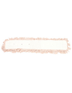 Tradineur - Recambio para mopa de algodón y poliéster, repuesto para fregona, limpieza de suelos, baldosas, baño, hogar (Blanco