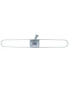 Tradineur - Plataforma métalica para mopa, base de acero, accesorio limpieza de suelos, baldosas, baño, hogar - 100 cm