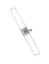 Tradineur - Plataforma métalica para mopa, base de acero, accesorio limpieza de suelos, baldosas, baño, hogar - 100 cm
