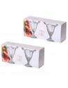Tradineur - Pack de 4 copas de helado, modelo Canada, vidrio soda lime, diseño sofisticado y elegante, postres, cócteles, aptas