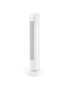 Tradineur - Ventilador de columna de suelo - Rejilla de 44 cm - 3 Velocidad - Oscilante 180º - temporizador de 2h - Idóneo para