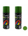 Montoro - Pack de 2 botes de pintura en spray verde máquina A38, 200 ml, válido para multitud de superficies de interior y exter