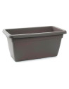 Tradineur - Jardinera de plástico sin Plato - 100 cm - Agujeros de drenaje - Modelo PLFT - Forma Rectangular - Ideal para decora