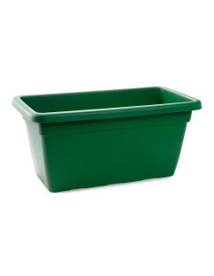 Tradineur - Jardinera de plástico sin Plato - 100 cm - Agujeros de drenaje - Modelo PLFT - Forma Rectangular - Ideal para decora