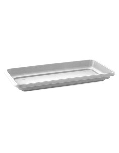 Tradineur - Plato jardinera de 100 cm - Macetero, Maceta para plantas y flores rectangular - Fabricado en Plástico - 7 x 96,5 x