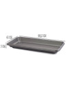 Tradineur - Plato jardinera de 100 cm - Maceta, macetero para plantas y flores rectangular - Fabricado en Plástico - 7 x 96,5 x