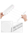 Tradineur - Tendedero Extensible de 5 Cuerdas - Longitud Máxima 3 metros - Fabricado en PP - Ahorro de Espacio, Multifuncional p