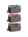 Tradineur - Bolsa Térmica Picnic - Cremallera color surtido - Mantiene tanto el calor como el frío - Impermeable - Fácil de limp
