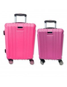 Tradineur - Set de 2 Maletas con Ruedas Desmontables - Combinación de Seguridad - Incluye Mango integrado y Mango Extensible de