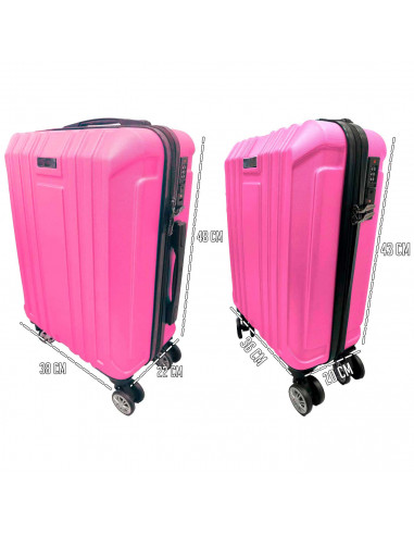 Tradineur - Set de 2 Maletas con Ruedas Desmontables - Combinación de Seguridad - Incluye Mango integrado y Mango Extensible de