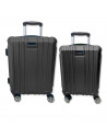 Tradineur - Set de 2 Maletas con Ruedas Desmontables - Combinación de Seguridad - Incluye Mango integrado y Mango Extensible de