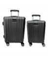 Tradineur - Set de 2 Maletas con Ruedas Desmontables - Combinación de Seguridad - Incluye Mango integrado y Mango Extensible de