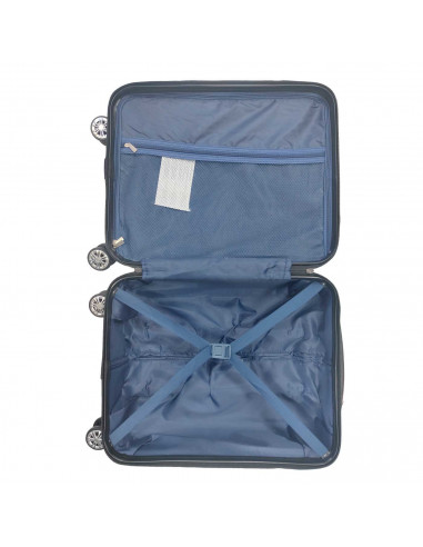 Tradineur - Maleta Pequeña con Ruedas Desmontables - Combinación de Seguridad - Incluye Mango integrado y Mango Extensible de 50