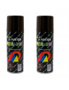 Montoro - Pack 2 botes de pintura en spray color teja A39 200 ml, válido para multitud de superficies de interior y exterior