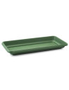 Tradineur - Plato jardinera de 100 cm - Macetero, Maceta para plantas y flores rectangular - Fabricado en Plástico - 7 x 96,5 x