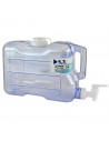 Tradineur - Dispensador de bebidas de plástico para frigorífico con grifo, bote dispensador, botella, garrafa con grifo - 21 x 1